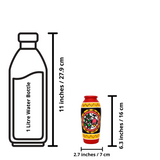 Warli Hand-Painted Terracotta Pot - Black