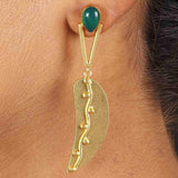 Semi-Precious Stone Ethnic Earrings for Women and Girl - Vintage Gulley