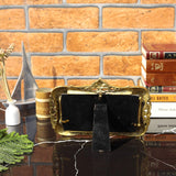 Metal Designer Photo Frame Antique Gold 3×4 Inch - Vintage Gulley