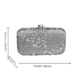 Women's Embroidered Clutch - Sky Blue - Vintage Gulley