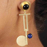 Semi-Precious Stone Ethnic Earrings for Women and Girl - Vintage Gulley