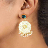 Semi-Precious Stone Ethnic Earrings for Women and Girl - Vintage Gulley