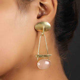 Semi-Precious Stone Ethnic Earrings for Women and Girl - Vintage Gulley