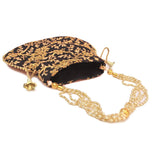 Women's Ethnic Rajasthani Potli Bag - Black - Vintage Gulley