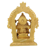 Brass Lord Ganesha|Ganpati Murti Decorative Showpiece Statue/ Idol & Figurine - Vintage Gulley