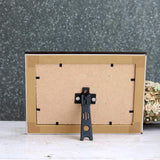 Golden Leaves Photo Frame with Stand - 5" x 7" (Horizontal) - Vintage Gulley