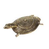 Dhokra Brass Plate Tortoise - Vintage Gulley
