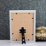 White Photo Frame with Stand - 5" x 7" (Vertical) - Vintage Gulley