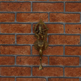 Brass Lord Ganesha Hanging with Bell - Vintage Gulley