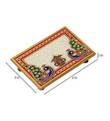 Marble Laxmi Ganesha on Chowki - Vintage Gulley