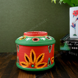 Terracotta Hand Painted Tea Light Holder