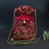 Rajasthani Potli Bag - Pink