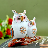Metal Idol Owl - White