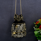 Rajasthani Potli Bag - Black