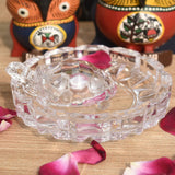 Crystal Turtle/Tortoise 3.5 Inch with Tray 4.5 Inch for Good Luck - Vintage Gulley