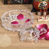 Crystal Turtle/Tortoise 3.5 Inch with Tray 4.5 Inch for Good Luck - Vintage Gulley