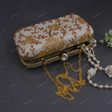 Women's Clutch - Maroon-White