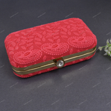 Embroidered Clutch for Female - Pink