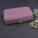 Glitter Clutch for Female - Pink