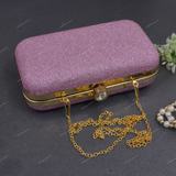 Glitter Clutch for Female - Pink