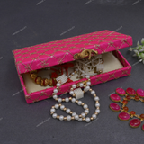 Fabric and Wooden Cash/Shagun Box for Wedding - Pink
