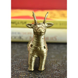 Brass Dhokra Deer I Home Decor I Interior I Handcrafted I Handmade I Artwork - Vintage Gulley