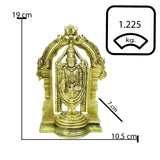Brass Tirupati Balaji Idol - Vintage Gulley