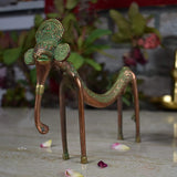 Brass Tribal Animal Elephant - Vintage Gulley
