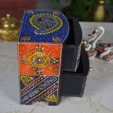 Wooden Hand Carved Multi-Utility Chest Drawers & Jewelry Box for Women - Vintage Gulley