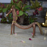Brass Tribal Antique Animal Horse - Vintage Gulley