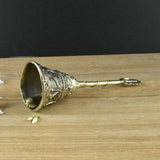 Brass Dhokra Puja Hand Bell I Pooja Bell I Temple I Home Decor I Interior Decoration - Puja Article - Vintage Gulley