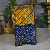 Wooden Hand Carved Multi-Utility Chest Drawers & Jewellery Box for Women - 2 Drawers - Vintage Gulley