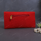 Ethnic Embroidered Envelope - Red