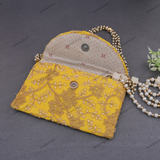 Rajasthani Embroidered Bag - Yellow