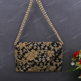 Rajasthani Embroidered Bag - Black