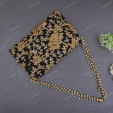 Rajasthani Embroidered Bag - Black