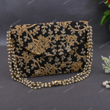 Rajasthani Embroidered Bag - Black