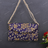 Rajasthani Embroidered Bag - Purple