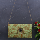 Clutch Hand Bag For Women - Green