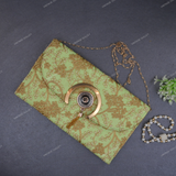 Clutch Hand Bag For Women - Green