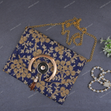 Rajasthani Embroidered Bag - BLue