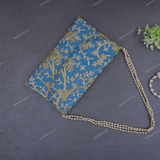 Rajasthani Embroidered Bag - Sky Blue