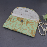 Rajasthani Embroidered Bag - Light Green