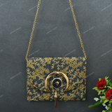 Rajasthani Embroidered Bag - Black