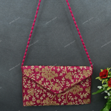 Rajasthani Embroidered Bag Big - Pink