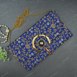 Clutch Hand Bag For Women - Blue