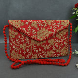 Rajasthani Embroidered Bag Big - Red