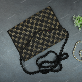 Rajasthani Zari Embroidered Bag - Black