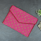 Rajasthani Zari Embroidered Bag - Pink