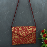 Rajasthani Embroidered Bag Big - Maroon